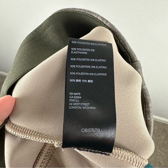 Anthropologie Green Gray Snake Print Pull On Skinny Zip Ankle Pants Size 27 - Picture 7 of 7